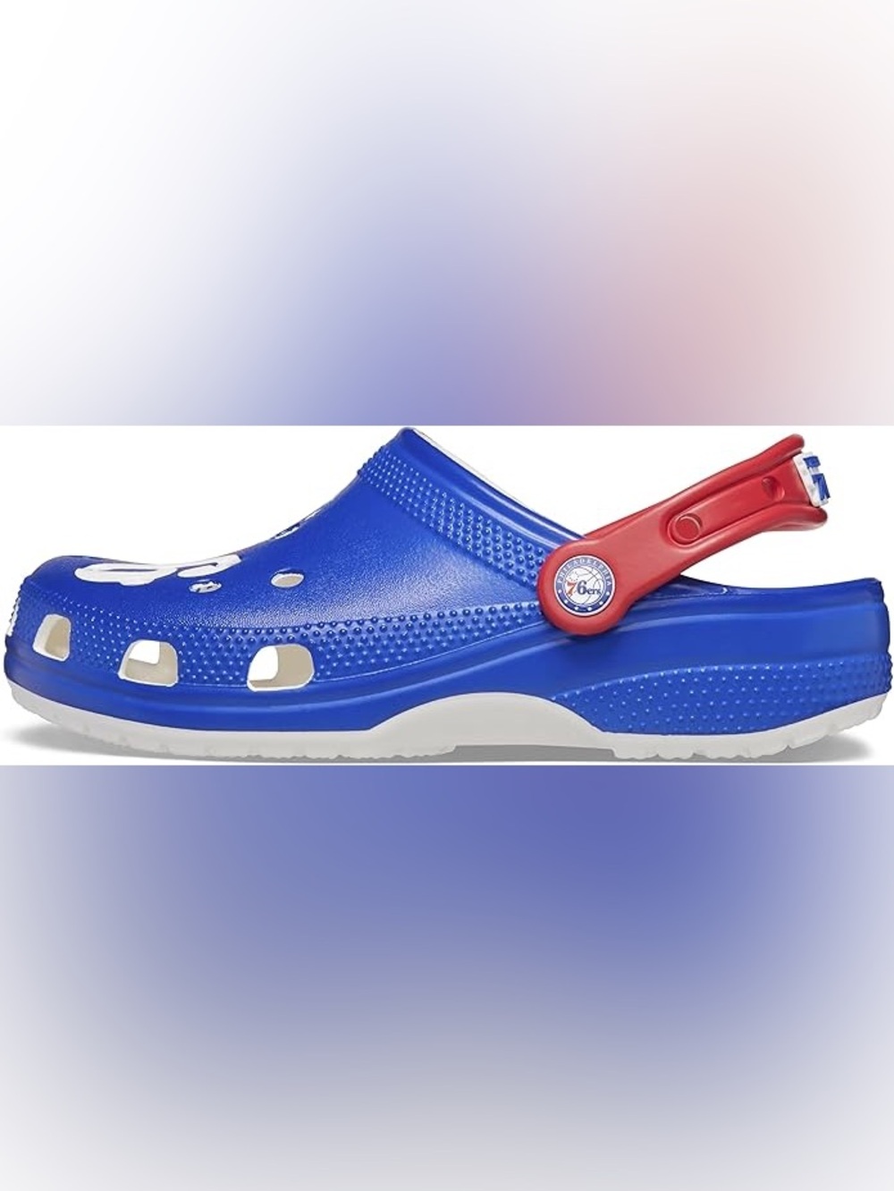 Crocs Unisex Adult 76ERS NBA Classic Clog. M9/W11 - Picture 5 of 7
